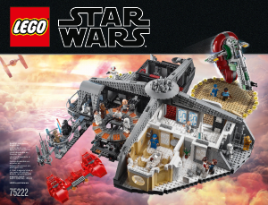 Handleiding Lego set 75222 Star Wars Verraad in Cloud City