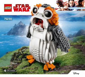 Bruksanvisning Lego set 75230 Star Wars Porg