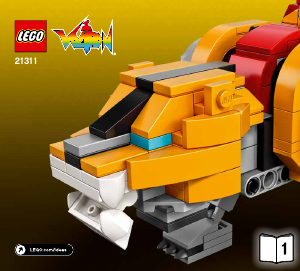 Priročnik Lego set 21311 Ideas Voltron