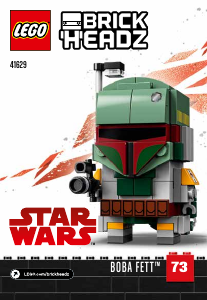 Käyttöohje Lego set 41629 Brickheadz Boba Fett