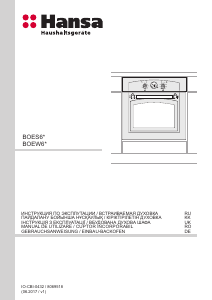 Руководство Hansa BOEW68120090 духовой шкаф