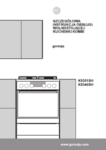 Instrukcja Gorenje K5340SH Kuchnia