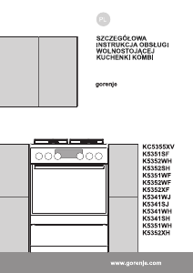 Instrukcja Gorenje K5341SH Kuchnia