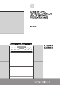 Instrukcja Gorenje K5351SH Kuchnia