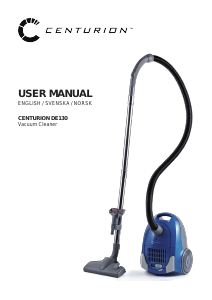 Manual Centurion DE130 Vacuum Cleaner