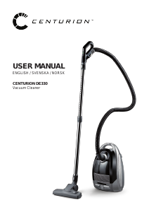 Manual Centurion DE330 Vacuum Cleaner