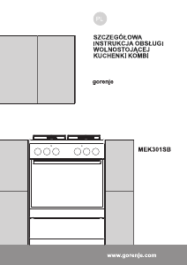 Instrukcja Gorenje MEK301SB Kuchnia