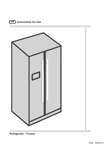 Manual Gorenje NRS9182B Fridge-Freezer