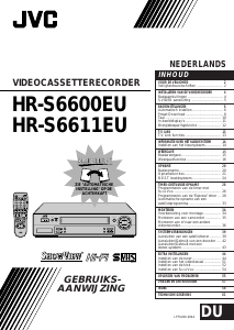 Handleiding JVC HR-S6600EU Videorecorder