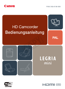Bedienungsanleitung Canon LEGRIA mini Camcorder