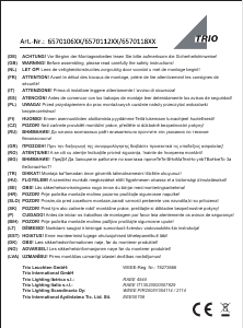 Manuale Trio 657011201 Cento Lampada