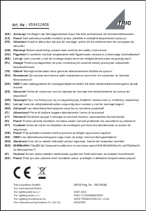 说明书 Trio659412406 Apart灯