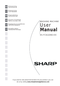 Наръчник Sharp ES-FC6122W2 Пералня