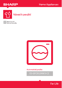 Manuál Sharp ES-GFC9124W3 Pračka