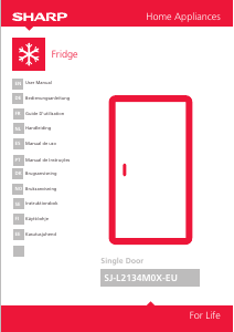 Manual Sharp SJ-L2134M0X Refrigerator