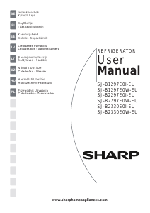 Instrukcja Sharp SJ-B2297E0W Lodówko-zamrażarka