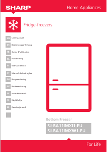 Manual Sharp SJ-BA11IMXI1 Fridge-Freezer