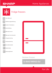 Manual Sharp SJ-BA31IMXI2 Fridge-Freezer