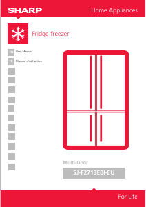 Manual Sharp SJ-F2713E0I Fridge-Freezer