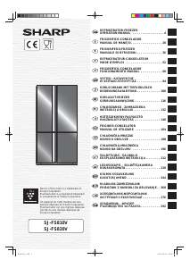 Mode d’emploi Sharp SJ-FS810VSL Réfrigérateur combiné