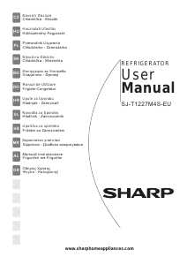 Instrukcja Sharp SJ-T1227M4S Lodówko-zamrażarka