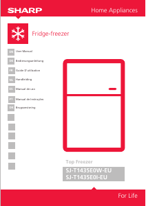 Manual Sharp SJ-T1435E0I Fridge-Freezer