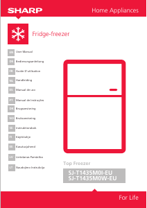 Manual Sharp SJ-T1435M0W Fridge-Freezer