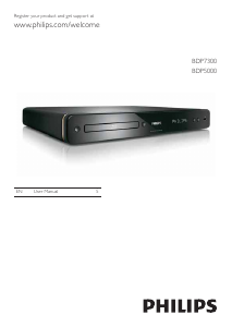 Manual Philips BDP5000 Blu-ray Player