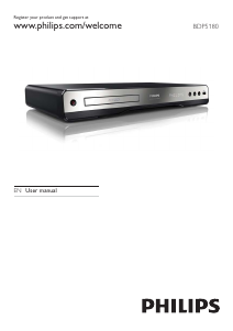 Manual Philips BDP5180 Blu-ray Player