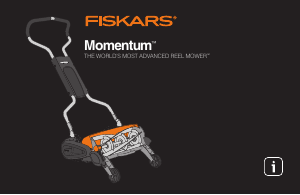 사용 설명서 Fiskars Momentum 잔디 깎기