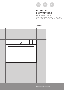 Manual Gorenje BCS598S24XUK Oven
