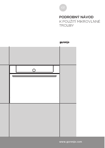 Manuál Gorenje BM598S17X Trouba