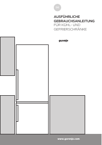 Bedienungsanleitung Gorenje RK612PS4 Kühl-gefrierkombination