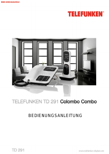 Bedienungsanleitung Telefunken TD 291 Colombo Combo Telefon