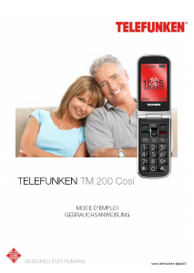 Bedienungsanleitung Telefunken TM 200 Cosi Handy