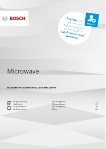 Brugsanvisning Bosch BFL524MW0 Mikroovn