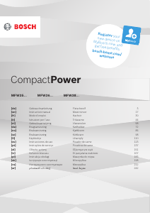 Instrukcja Bosch MFW3640A CompactPower Maszynka do mielenia