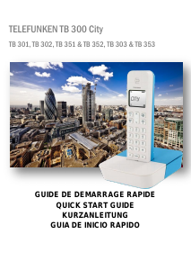 Mode d’emploi Telefunken TB 351 City Téléphone sans fil