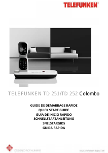 Mode d’emploi Telefunken TD 251 Colombo Téléphone sans fil