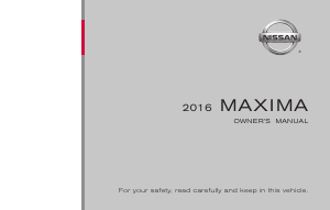 Manual Nissan Maxima (2016)
