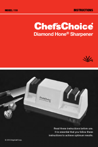 Handleiding Chef'sChoice Diamond Hone 110 Messenslijper