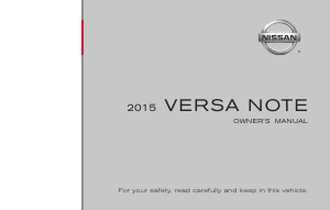Manual Nissan Versa Note (2015)