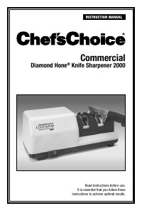 Handleiding Chef'sChoice Diamond Hone 2000 Messenslijper