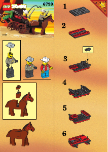 Manuale Lego set 6799 Western Banditi