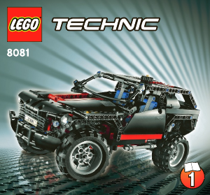 Handleiding Lego set 8081 Technic Extreme cruiser