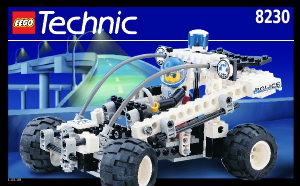 Handleiding Lego set 8230 Technic Politieauto