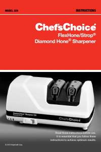 Manual Chef'sChoice FlexHone 320 Knife Sharpener