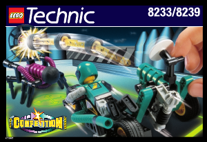 Handleiding Lego set 8233 Technic Blue Thunder vs. The Sting