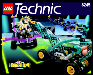 Handleiding Lego set 8245 Technic Robot's wraak
