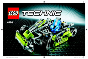 Manuale Lego set 8256 Technic Go kart